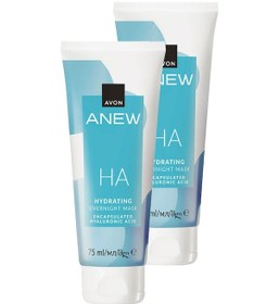 Resim Avon Anew Hyalüronik Asit İçeren Gece Maskesi 2 x 75 ML 