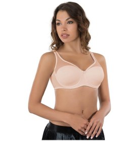 Resim Vizon Mı Emay 167c Pedli Tül Toparlayıcı Sütyen Vizon 