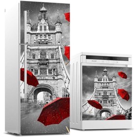 Resim Jasmin2020 Buzdolabı Ve Bulaşık Makinası Beyaz Eşya Sticker Kaplama England 