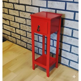 Resim By Pınar Yüksel Mini Komodin(Kırmızı) 