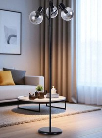 Resim Lumexx SAFİR 3 LÜ SİYAH LAMBADER FÜME CAMLI 