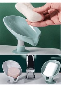 Resim Lotus Yaprağı Görünümlü Banyo Mutfak Jakuzi Su Giderli Sabunluk 