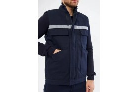 Resim Mesay Kapitoneli Reflektörlü Kışlık Iş Yeleği 