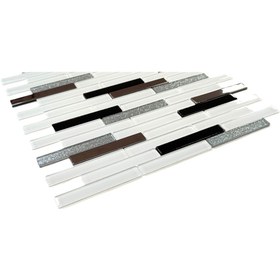 Resim Orient Mutfak Tezgah Arası Ve Tüm Yüzeyler Için 15x98x4 Mm Kristal Mozaik. ( 1 Koli=1 M2 Fiyatıdır ) 