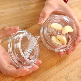 Resim Manuel Sarımsak Büküm Kırıcı Kutusu: Ev Mutfağı İçin El Tipi Sarımsak Pres - Elektrik Gerektirmez, Plastikten Yapılmıştır 