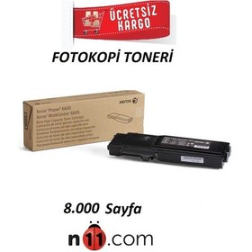 Resim Fotokopitoneri Xerox 106R02236 - 6600 / 6605 Siyah Toneri 