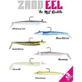Resim Fujin Zand Eel 11cm 7gr-14gr Double Body+head Silikon Balık 