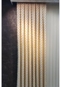 Resim As Perde Püsküllü Fon Perde Çok Renkli 