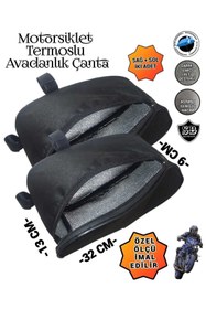 Resim SEVBAGS Motosiklet Termoslu Avadanlık Ön Koruma Demiri Çantaları 32cm 