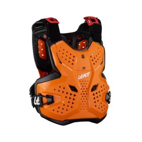 Resim Leatt Göğüs Koruyucu 3.5 Junior turuncu siyah L XL göğüs koruyucu `+ Ücretsiz Gmoto 10in1 Çok Amaçlı Alet 