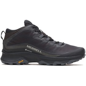 Resim MERRELL Moab Speed Mid Gore-tex Erkek Siyah Outdoor Ayakkabı 