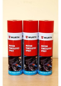 Resim Würth Hızlı Motor Temizleme Spreyi 500 Ml 3'lü Set 