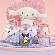 Resim Sanrio Kuromi & Cinnamoroll Büyük Kapasiteli Su Şişesi Samanlı - Dayanıklı PPSU, Dış Aktiviteler İçin Mükemmel 
