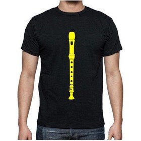 Resim Herşey Nota Flüt Unisex Tshirt 001 