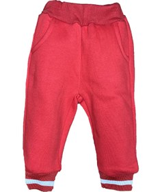 Resim Eşofman Altı Bebek 3 İp Şarodonlu 6 Ay- 18 Ay - Kırmızı TEK-221222 