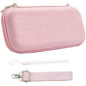 Resim Dancemonkey Nintendo Switch Oled Çanta - 10 Oyun Kartı, Omuz Askılı, Pembe Renk Pembe 