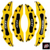 Resim Sarı Gtı Beyaz 4'lü Kaliper Seti Yapıştırma Logolu 