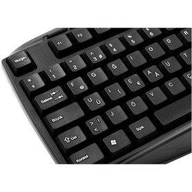 Resim Everest KB-250F Usb Kablolu Tamamen Türkçe F Multimedya Klavye 