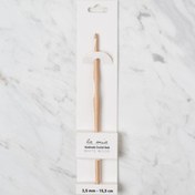 Resim La Mia Whitewood 3.5 mm 15.5 cm Ahşap Yün Tığ 