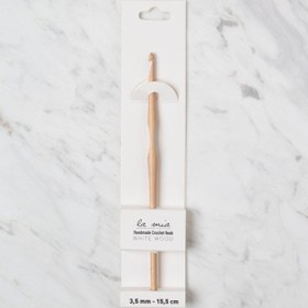 Resim La Mia Whitewood 3.5 mm 15.5 cm Ahşap Yün Tığ 