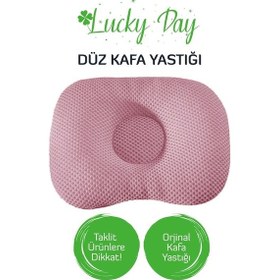 Resim Bebek Düz Kafa Yastığı Pembe 