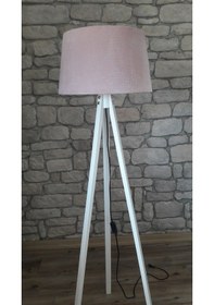 Resim Düz 3 Ayaklı Lambader, Abajur,Köşe Aydınlatması(149575442) 