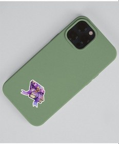 Resim Violet-mor Lady- Ajanda Defter Süsleme-vintage Sticker Set Mat Kağıt-2li Etiket Seti-journal Süsleme Beyaz 