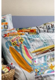 Resim İssimo Peace Ranforce Nevresim Takımı Baskılı - Renkli 