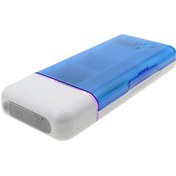 Resim Lemestar Mobil Akıllı İlaç Kutusu 6 Bölmeli - 4 Renkli Işık Ve Alarm Hatırlatıcı - Dahili Lityum Pil - Mavi 