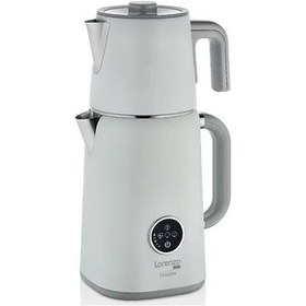 Resim AKILLIELMA LORENZO LRZ-1050 TEAZEN PRO DİJİTAL ÇAY MAKİNESİ İNCİ BEYAZI 