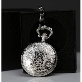 Resim MCM Group Özel Kutulu Dad (Baba) Gümüş Köstekli Saat ALK4673 ( Lisinya ) 