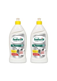 Resim Ludwik Premium Limon Özlü Elde Sıvı Bulaşık Deterjanı 2 x 750 G 