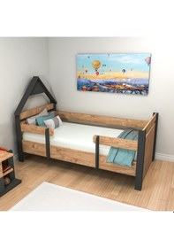 Resim Arnetti Valerin Genç Odası Takımı, Çalışma Masası, Gardırop, Kitaplık, Karyola ve Komodin - 5'li Genç Odası Takımı 