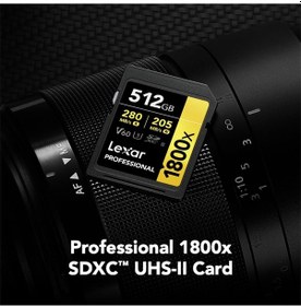 Resim Lexar Gold Serisi Profesyonel 1800x 512gb Sdxc Uhs-ıi U3 Hafıza K 