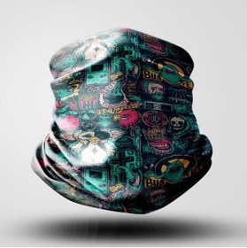 Resim OJ Blınd Motorcu Bandana Maske Outdoor Boyunluk Unisex 