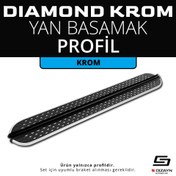 Resim Diamond Krom Yan Basamak Profil 183 Cm 