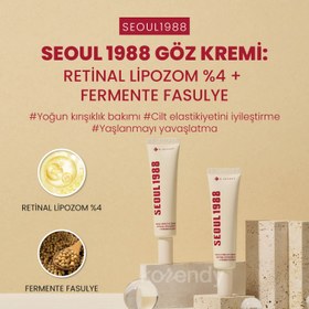 Resim K-Secret - SEOUL 1988 Eye Cream Retinal Liposome 4% + Fermented Bean (İnce Çizgi Önleyici ve Elastikiyet Koruyucu 3 Peptitli ve Retinalli Göz Kremi) 30ml 