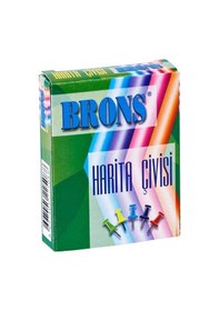 Resim Brons Br-357 Mantar Pano - Harita Çivisi 20'li 