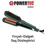 Resim Powertec TR-2820 Fırçalı-Dalgalı Ionic Saç Düzleştirici 