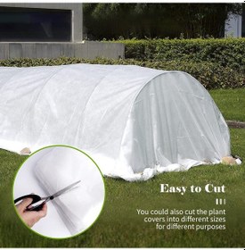 Resim Xindoker Bitki Örtüsü - 1.5x10m Çevre Dostu Don Koruma Kumaşı, Hızlı Büyüme İçin 