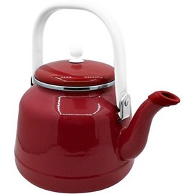 Resim Orcamp Retro OUT-1551 Kırmızı Emaye Kamp Çaydanlığı 