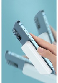 Resim Apple Uyumlu iPhone Magsafe Kablosuz 15w Şarj Wireless Şarj Cihazı Powerbank Magesafe 