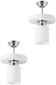 Resim Lambadar 2 Adet Tekli Modern Spor Model Yuvarlak Tepsi Beyaz Avize Beyaz Tek Ebat 2Adet3501-1Wht 