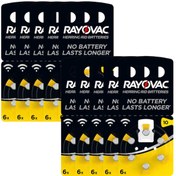 Resim Rayovac Hearing Aid Batteries 10 Numara Blister İşitme Cihaz Pili 6 x 10'lu Rayovac