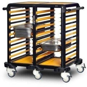 Resim Gastrolley İkili Gn Küvet Taşıma Arabası 75 (Etrafı Açık) 93 x 71 x 99 (cm) 
