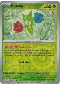 Resim Roselia Reverse Holo 008/162 - Temporal Forces - Pokemon Kartı Mint 