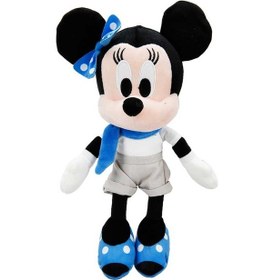 Resim Minnie Fularlı Peluş 25 Cm 