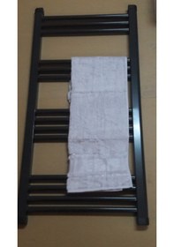 Resim EURASİA 500X1000 14 BORULU SİYAH HAVLUPAN + 2 ADET BORU GİZLEME H 