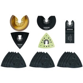 Resim Worx WA5095 Çok Amaçlı Raspalama Makinası İçin Universal 20 Parça Aksesuar Seti 