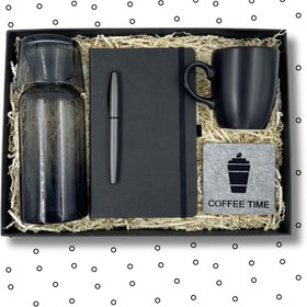 Resim Coffee Time Karaflı Tebrik Kutusu 
